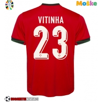 Moške Nogometnih dresov Portugalska Vitinha #23 Domači EP 2024 Kratki rokavi